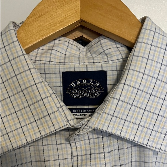 4 (four) Eagle Brand Men's Assorted Checkered Shirts 16.5 32/33 - Picture 9 of 10